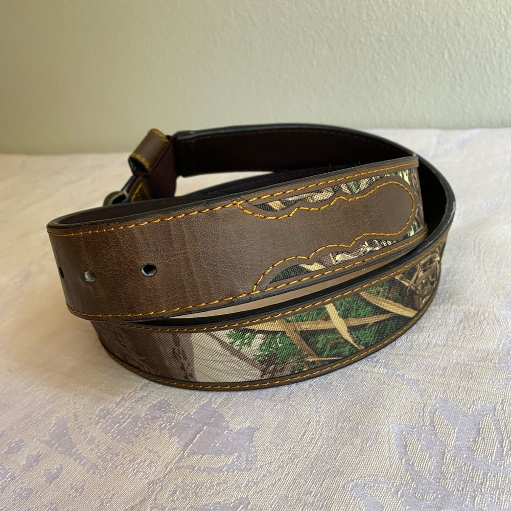 Realtree Leather Belt Men’s XL - Picture 2 of 15